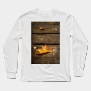 Maple Leaf in the Rain Long Sleeve T-Shirt